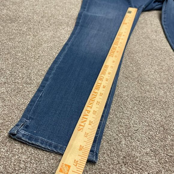 NYDJ womens pullon skinny cool embrace jeans sz 0 dark wash stretch denim nwt - Picture 5 of 12